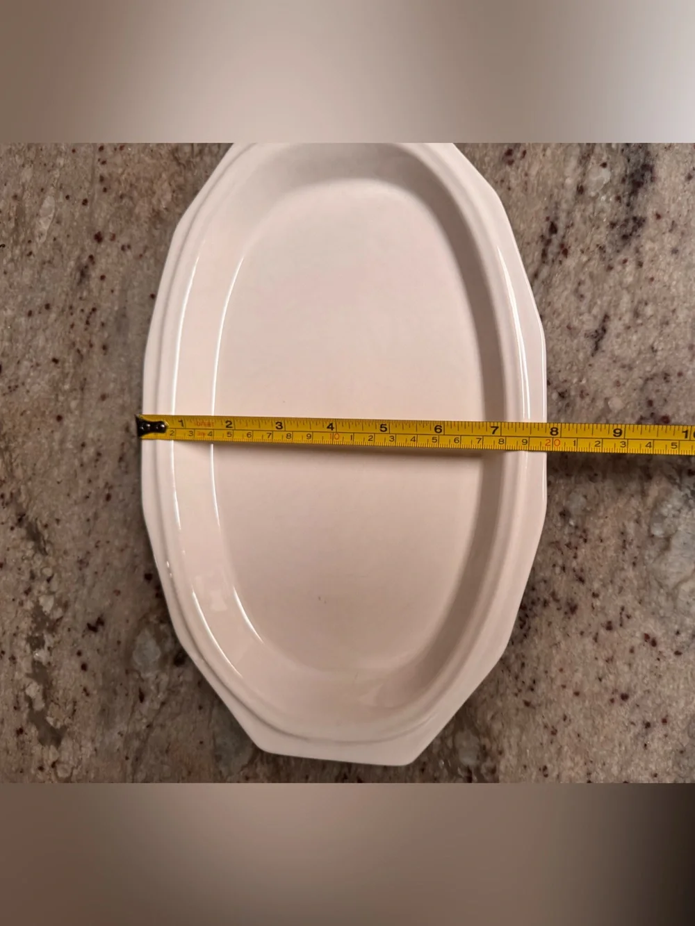 Pfaltzgraff Heritage White Oval Ceramic Serving Platter